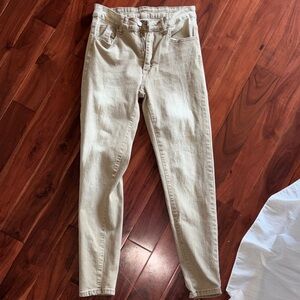 Womens Sz 4 Tan Washed Jeans